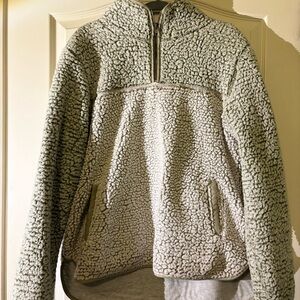 Thread & Supply Gray Sherpa Jacket